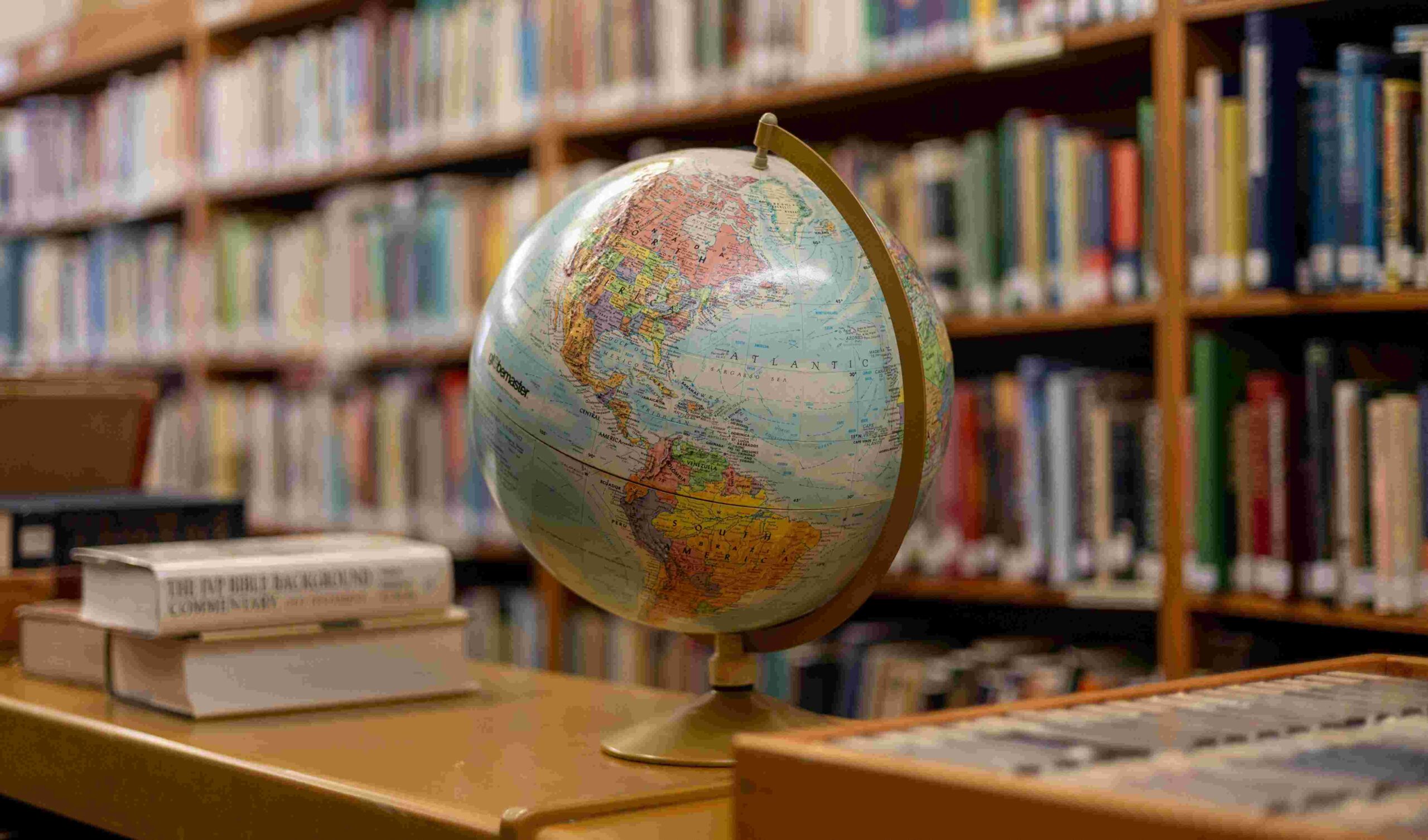 海外を表す地球儀